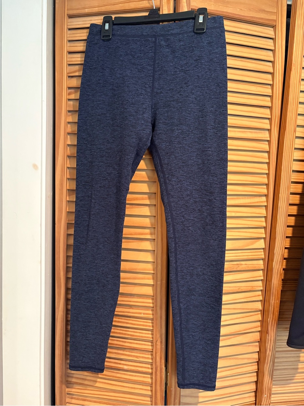 Alo Yoga Alosoft High Rise Lounge Leggings Gym Blue Heather Space Dye Small